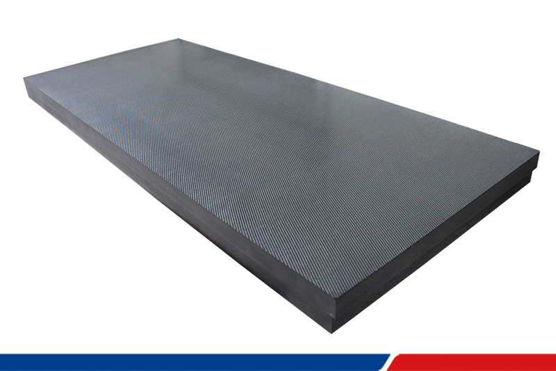 Continuous carbon fiber CF/PEEK composite material plate