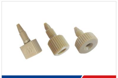 PEEK finger-tight fittings