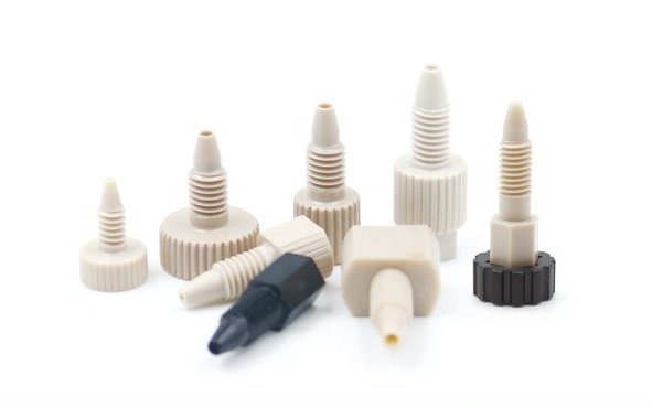 PEEK monolithic high-pressure fittings